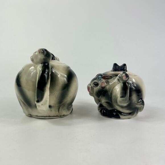 Vintage Kitsch Cow Tea Pot Sugar Bowl Set Unique Gift Novelty Bull Animal Retro - Picture 4 of 10